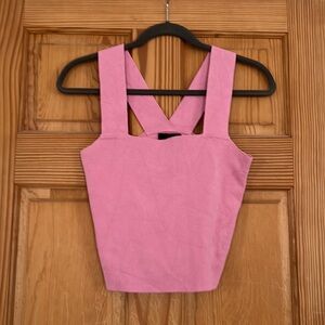 Cropped Pink top